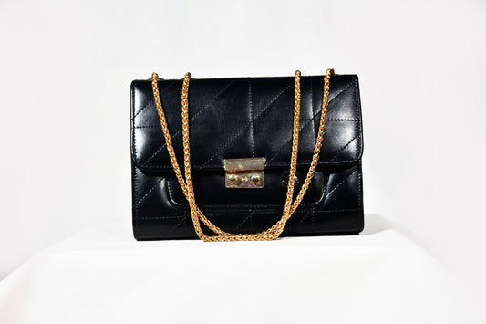 Black Chain Strap Shoulder Bag