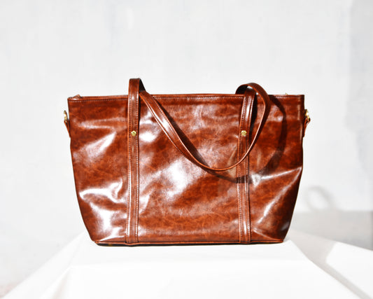 Brown Leather Handbag
